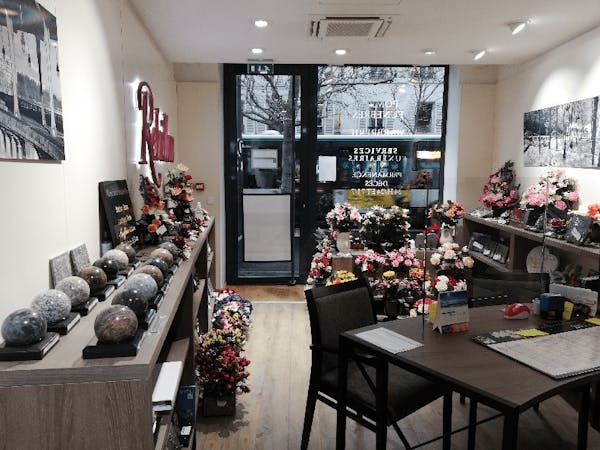 Photographie de Pompes Funèbres Marbrerie Rebillon de Vincennes