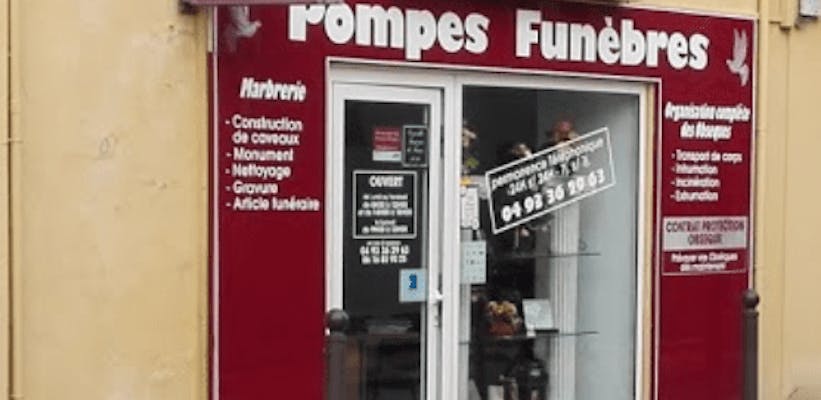 Photographie de la Pompes Funèbres Pégomassoises