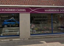 Devanture de Pompes Funèbres Cassel
