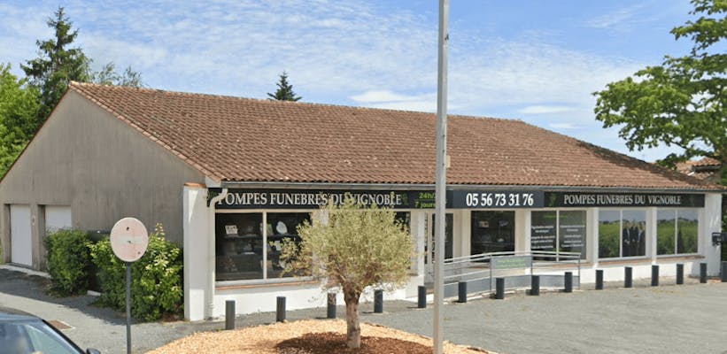 Photographie de la Pompes Funèbres du Vignoble de Lesparre-Médoc