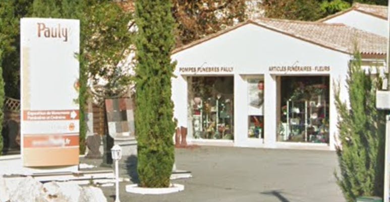 Photographie de la Pompes Funèbres Pauly de Pineuilh
