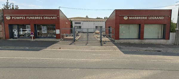 Photographie Pompes Funèbres Marbrerie Legrand Druart de Cambrai