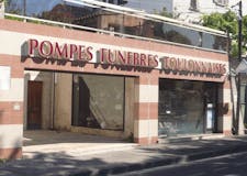 Devanture de Pompes Funèbres Toulonnaises