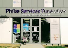 Devanture de Pompes Funèbres CHANAVAT-Philae Services Funéraires