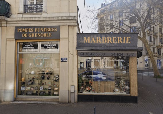 Photographie de la Pompes Funèbres et Marbrerie Billon de Grenoble