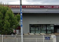 Devanture de Pompes Funèbres Philippe Chevallier