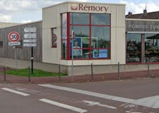Devanture de Pompes Funèbres REMORY