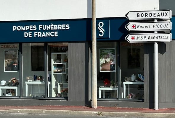 Photographie de la Pompes Funèbres de France de Bègles