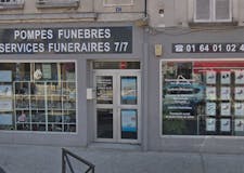Devanture de Pompes Funèbres Services Funéraires 7/7