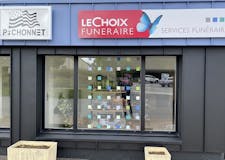 Devanture de Pompes Funèbres PICHONNET - Le Choix Funéraire