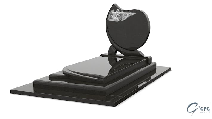 pierre tombale noire