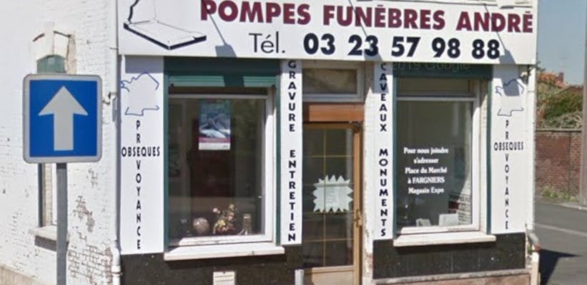 Photographie de la Pompes Funèbres André de La Fère