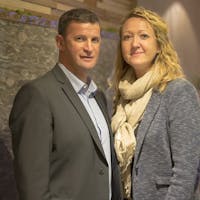 La photo de Nucenzio Milazzo et Ursula Constant dirigeant de Pompes Funèbres Constant-milazzo