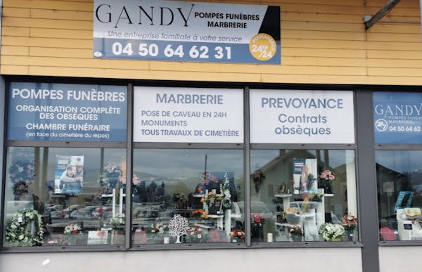 Photographies de Pompes Funèbres Marbrerie Gandy à Rumilly