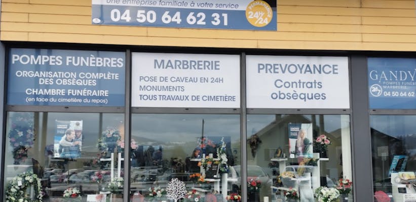 Photographies de Pompes Funèbres Marbrerie Gandy à Rumilly