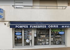 Devanture de Pompes Funèbres Osiris MS