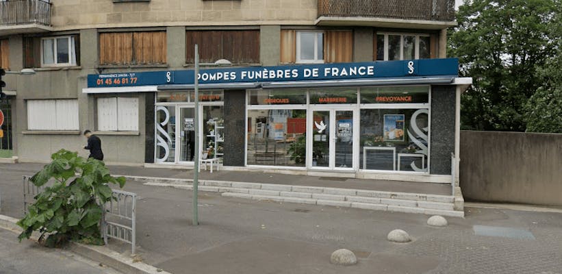 Photographie de Pompes funèbres de France sur Arcueil