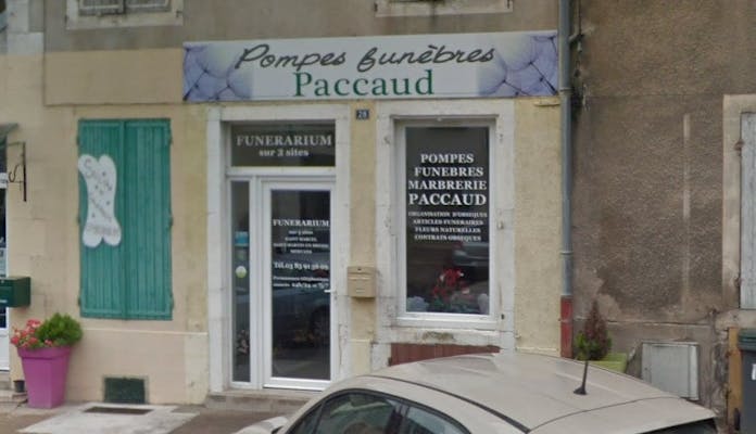 Photographie de la Pompes Funèbres PACCAUD de Verdun-sur-le-Doubs