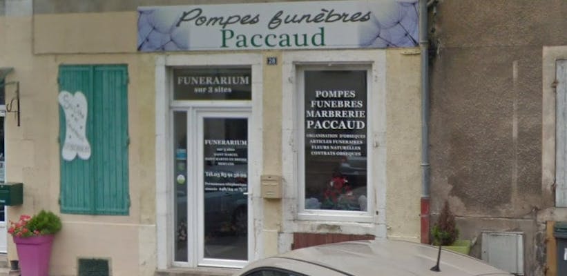Photographie de la Pompes Funèbres PACCAUD de Verdun-sur-le-Doubs