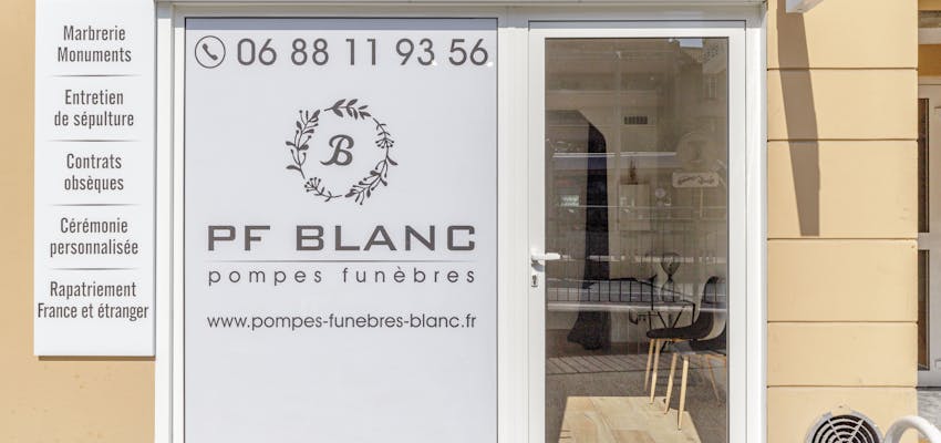 photo de l'agence Pompes funèbres BLANC