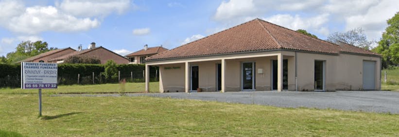 Photographie de la Pompes Funèbres Rannoux-Barbier de Saint-Laurent-sur-Gorre