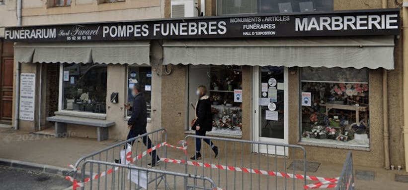 Photographie de la Pompes Funèbres et Marbrerie Favarel