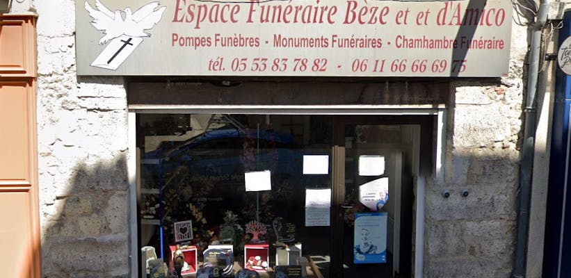 Photographie Pompes Funèbres Bèze Et D'amico de Casteljaloux