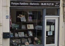 Devanture de Pompes Funèbres Duchêne
