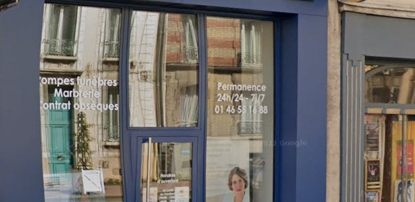 Photographie de la Pompes Funèbres Roc-Eclerc de Montrouge