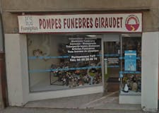 Devanture de Pompes Funèbres Giraudet
