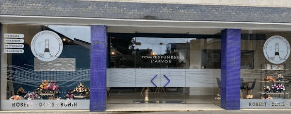 Photographie de la Pompes Funèbres Robert Denis l'Arvoir de la ville de Pléneuf-Val-André