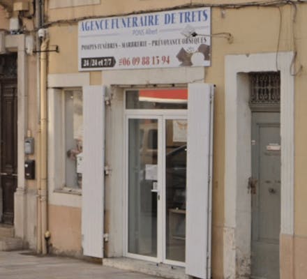 Photographie de l'Agence funéraire de Trets