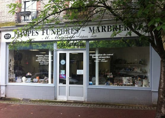 Photographie de la Pompes Funèbres Marbrerie Moussou de Gentilly