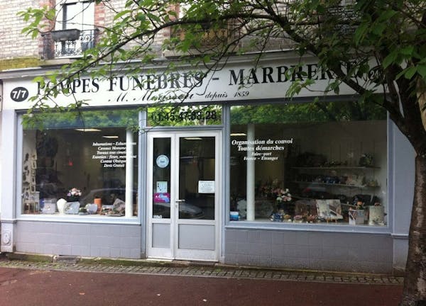 Photographie de la Pompes Funèbres Marbrerie Moussou de Gentilly