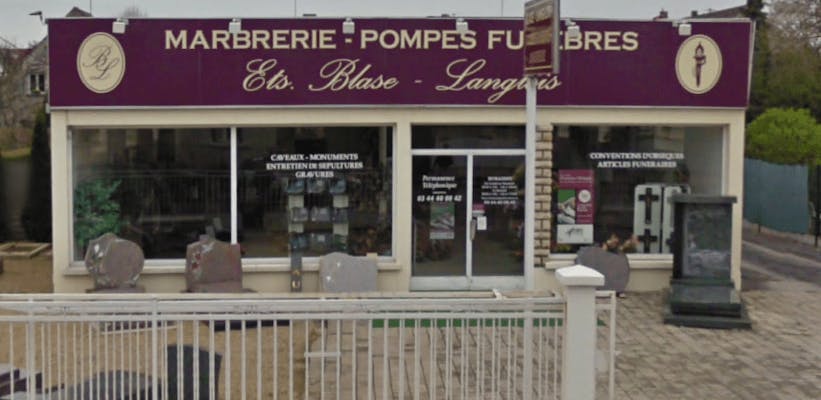 Photographie Maison BLASE-LANGLOIS Pompes-Funèbres - Marbrerie de Compiègne