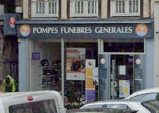 Devanture de Pompes Funèbres Générales