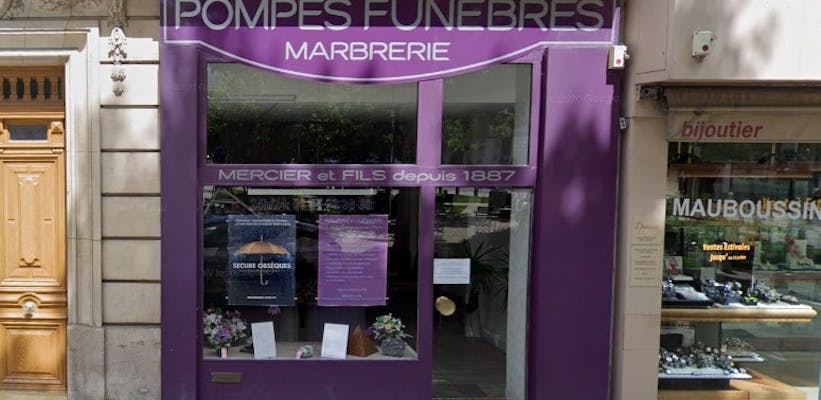 Photographie de Pompes Funèbres Mercier et Fils d'Asnières-sur-Seine