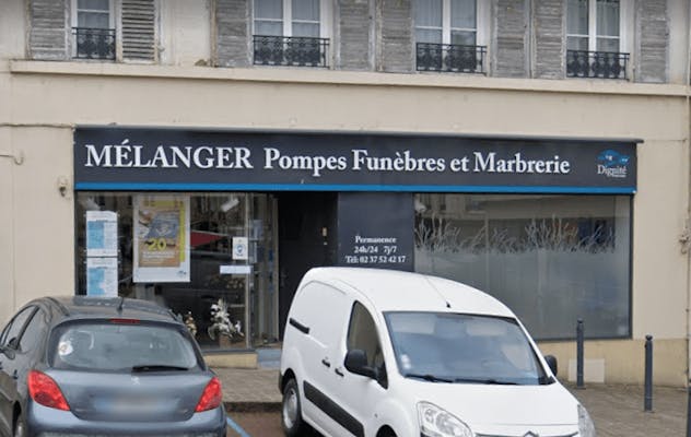 Photographie Pompes Funèbres Marbrerie Mélanger de Nogent-le-Rotrou