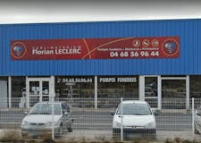 Devanture de Florian LECLERC - Pompes Funèbres et Marbrerie