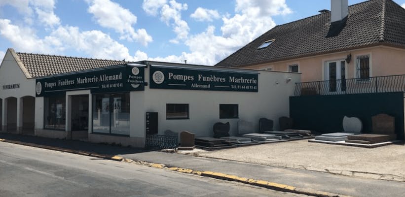 Photographie de la Pompes Funèbres Marbrerie Allemand de Longjumeau