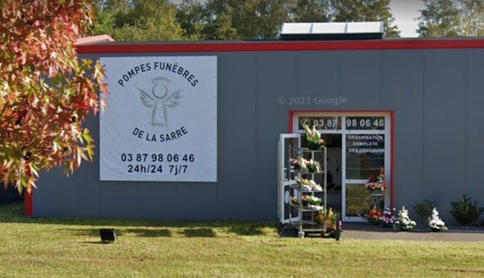 Photographie de la Pompes Funèbres de la Sarre de Grosbliederstroff