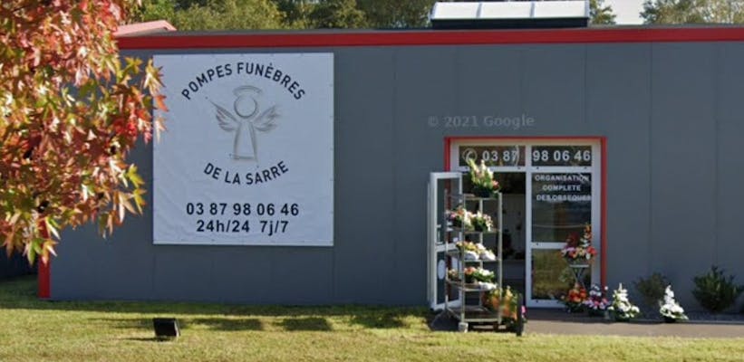 Photographie de la Pompes Funèbres de la Sarre de Grosbliederstroff