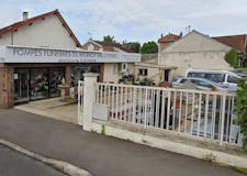 Devanture de Pompes Funèbres Marbrerie Giromini