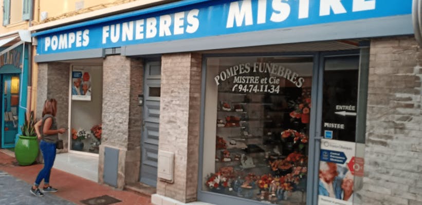 Photographie de la Pompes Funèbres MISTRE de Sanary-sur-Mer