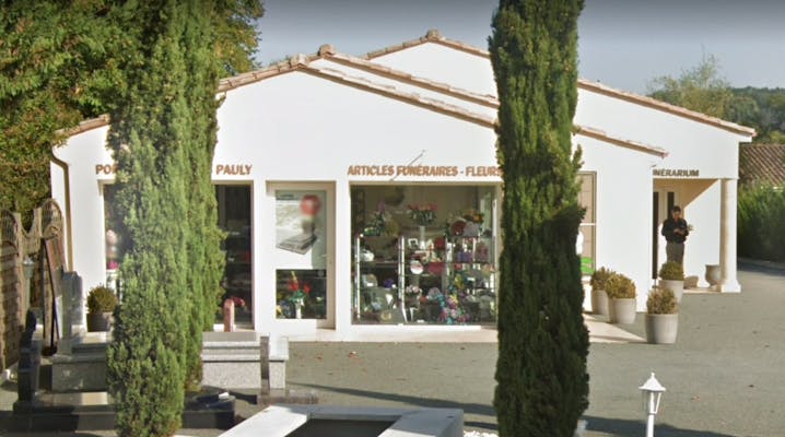 Photographie de la Pompes Funèbres Pauly de Pineuilh
