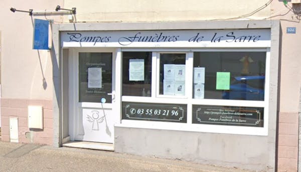 Photographie de la Pompes funèbres de la Sarre de Sarreguemines
