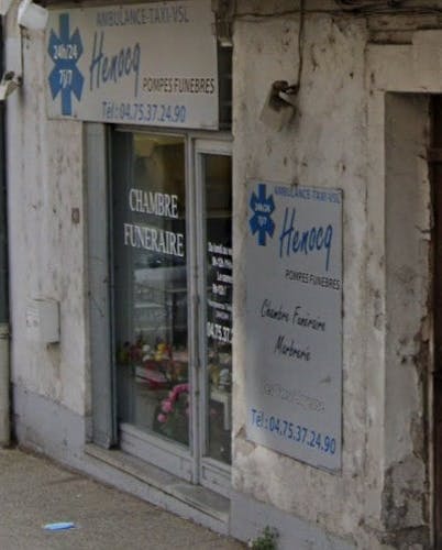 Photographie Pompes Funèbres Henocq de Joyeuse