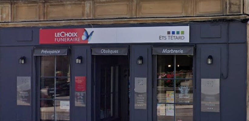 Photographie Pompes Funèbres ETS TETARD de Sées