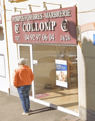 Photographie de la Pompes Funèbres Collomp de la ville de Mandelieu-la-Napoule