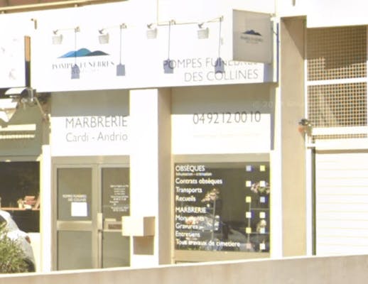 Photographie de la Pompes Funèbres des Collines de Cagnes-sur-Mer